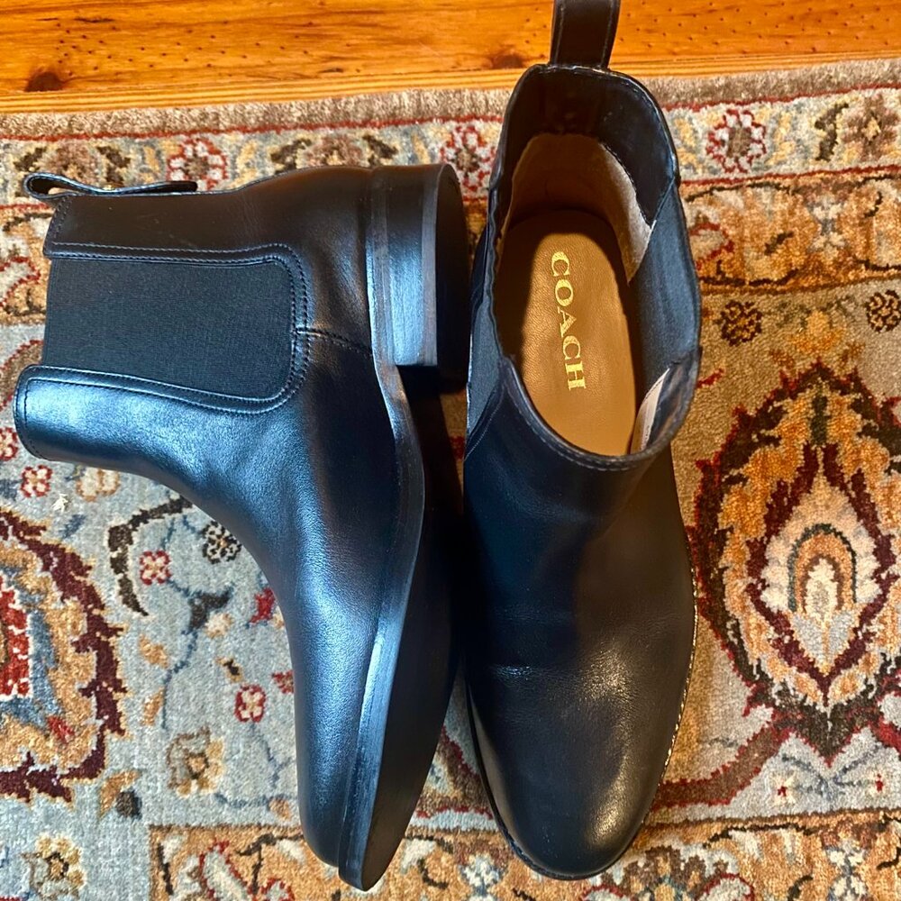 Coach Maeve Black Bootie Size 9